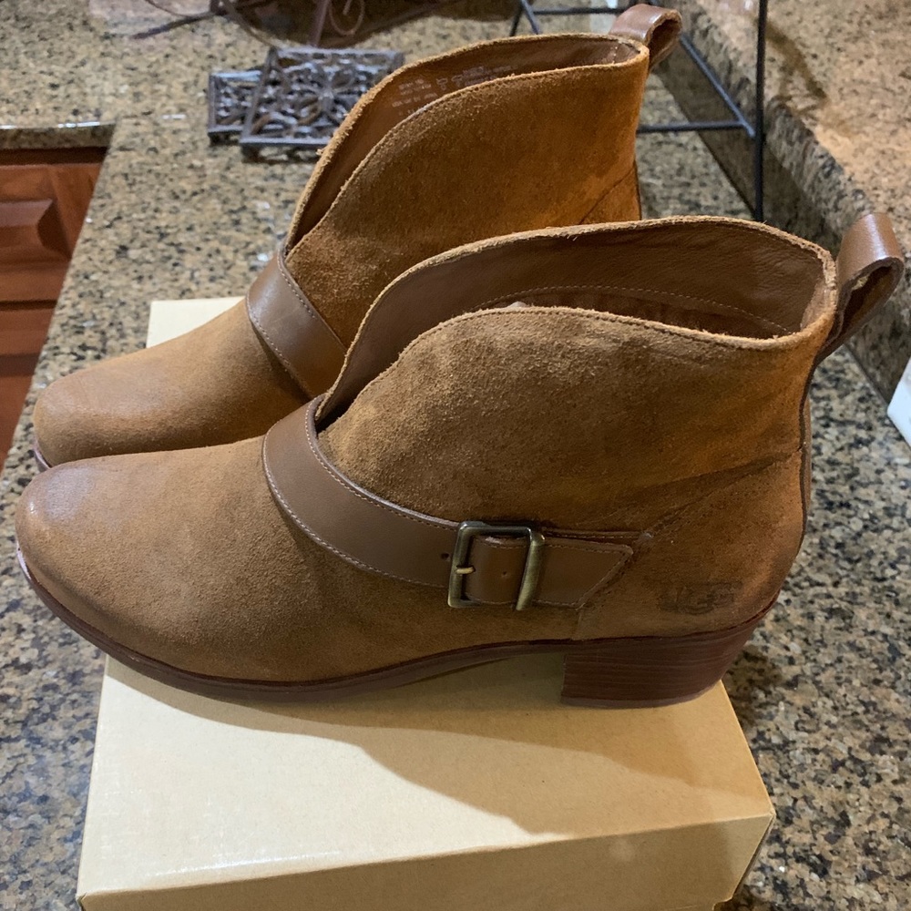 UGG Belted Ankle Booties US11